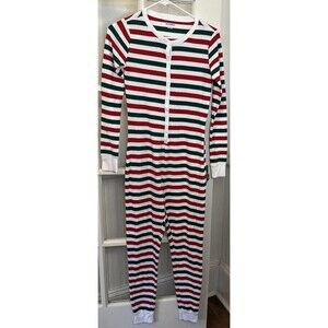 Jumpsuit Christmas Pajamas One Piece Womens Small Holiday Old Navy Stretch